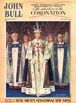 John Bull 1953 1950s UK coronation queens elizabeth magazines