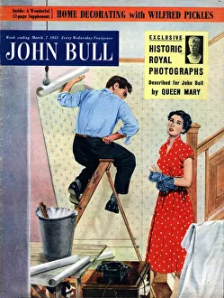 John Bull 1953 1950s UK expressions diy decorating wallpapering angry frustration John Bull 1953 1950s UK expressions diy decorating wallpapering angry frustration