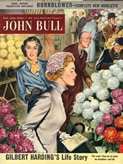 Images Dated 9th August 2006: John Bull 1953 1950s UK flowers shopping magazines horticulture
