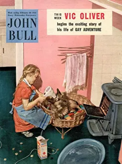 Images Dated 2003: John Bull 1954 1950s UK dogs magazines