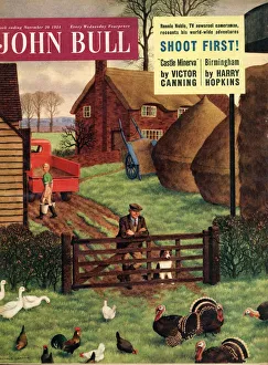 John Bull Prints: John Bull 1954 1950s UK farms farming farmers magazines