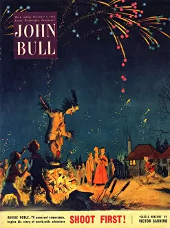 John Bull 1954 1950s UK guy fawkes fireworks magazines