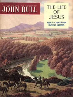 John Bull 1954 1950s UK trekking pony ponies horses magazines