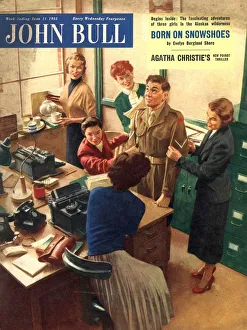 John Bull 1955 1950s UK john bull secretaries fiance engagement boyfriends secretary John Bull 1955 1950s UK john bull secretaries fiance engagement boyfriends secretary