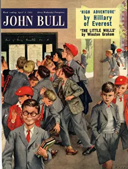 John Bull 1955 1950s UK schools swots exams magazines