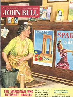 John Bull 1956 1950s UK holidays travel agents magazines