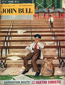 Images Dated 15th November 2004: John Bull 1956 1950s UK litter stadiums rubbish magazines