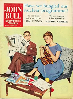 1950s Prints: John Bull 1959 1950s UK husbands and wives magazines