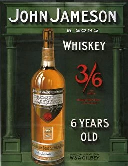 1900s Collection: John Jameson 1906 1900s UK whisky alcohol whiskey advert Irish