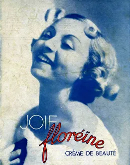 Beauty Prints: Joie Floreine 1936 1930s France cc face creams
