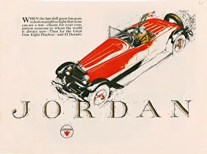 Nineteen Twenties Prints: Jordan 1925 1920s USA cc cars