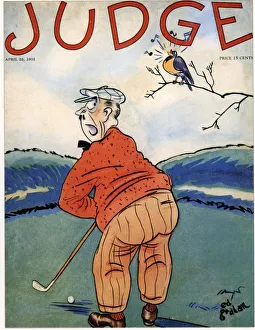 American Prints: Judge 1930s USA golf magazines