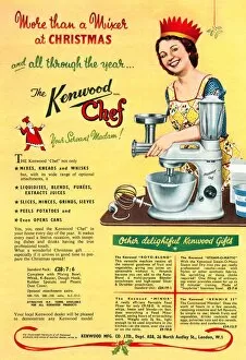 Nineteen Thirties Collection: Kenwood Chef 1930s UK mixers processors cooking kitchens gadgets christmas presents