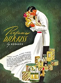 Kerkoff 1930s USA rklf womens Djer Kiss kissing kisses itnt