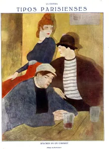 Spanish Artwork Prints: La Esfera 1920s Spain cc drinking bars pubs alcohol prostitutes call-girls call girls