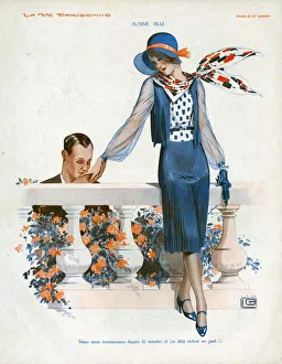 La Vie Parisienne 1910s France cc chivalry chivalrous good manners kissing hands