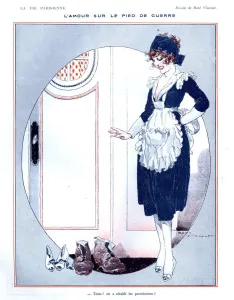 Images Dated 2007: La Vie Parisienne 1910s France glamour erotica servants maids uniforms