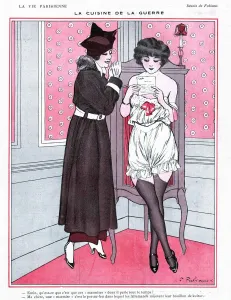 Beauty Prints: La Vie Parisienne 1910s France glamour erotica underwear affairs valentines reading