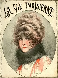Images Dated 18th August 2009: La Vie Parisienne 1910s France Maurice Milliere illustrations magazines womens portraits