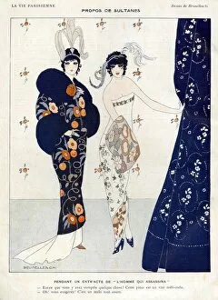 Images Dated 21st August 2009: La Vie Parisienne 1912 1910s France Brunelleschi illustrations womens oriental exotic