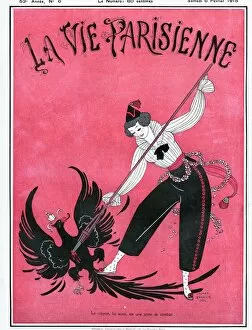 Images Dated 23rd April 2007: La Vie Parisienne 1915 1910s France glamour erotica by george barbier magazines anti