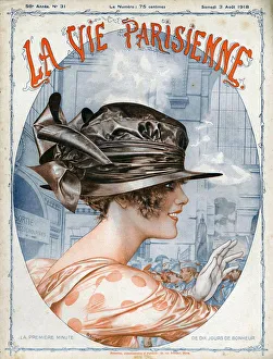 La Vie Parisienne 1918 1910s France cc portraits hats