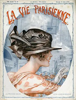 La Vie Parisienne 1918 1910s France cc portraits hats