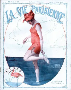 Images Dated 2007: La Vie Parisienne 1918 1910s France glamour erotica magazines swimming swimwear bathing