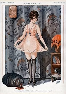 Images Dated 24th August 2009: La Vie Parisienne 1919 1910s France Georges Leonnec illustrations womens slips underwear
