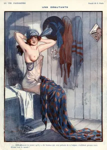 Nineteen Twenties Prints: La Vie Parisienne 1919 1920s France Georges Pavis illustrations erotica underarm
