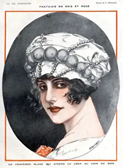 Beauty Prints: La Vie Parisienne 1920 1920s France C Herouard illustrations womens portraits hats