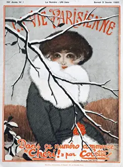 La Vie Parisienne 1920 1920s France cc womens coats hats furs portraits magazines