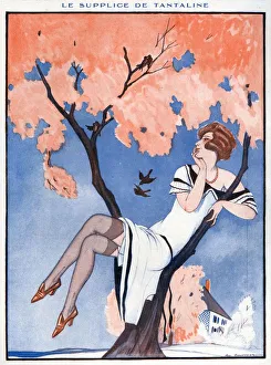 Relaxing Prints: La Vie Parisienne, 1920s, France