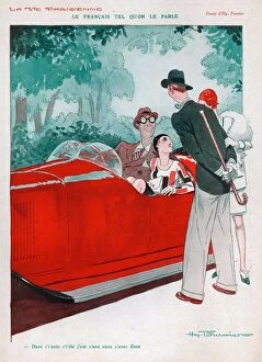 French Artwork Collection: La Vie Parisienne 1920s France CC envy jealousy cars