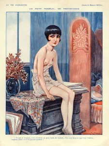 French Artwork Prints: La Vie Parisienne 1920s France cc erotica girls models