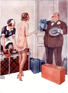 Images Dated 2008 November: La Vie Parisienne 1920s France cc illustrations glamour erotica sugar daddy daddies