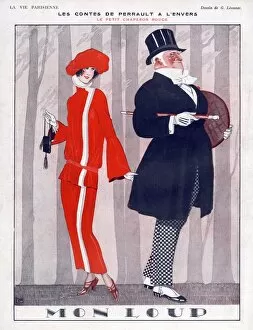 Images Dated 21st August 2009: La Vie Parisienne 1920s France Georges Leonnec illustrations womens hats sugar daddies