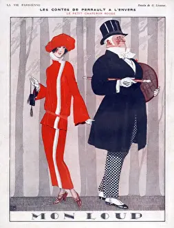 La Vie Parisienne 1920s France Georges Leonnec illustrations womens hats sugar daddies