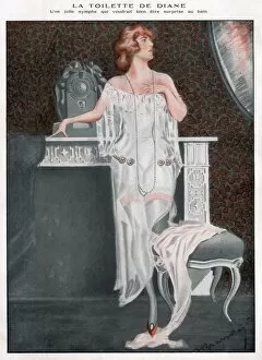 Images Dated 19th August 2009: La Vie Parisienne 1920s France illustrations erotica dressing tables