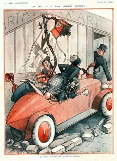 Images Dated 28th November 2008: La Vie Parisienne 1920s France Valdess cc illustrations glamour women woman drivers