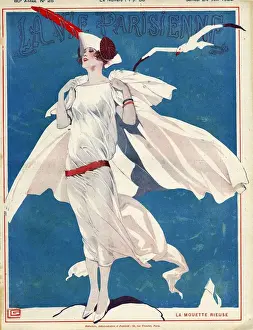 Dancers Prints: La Vie Parisienne 1922 1920s France Georges Leonnec magazines illustrations womens
