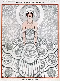 French Artwork Collection: La Vie Parisienne 1922 1920s France Kuhn-Regnier illustrations womens dresses