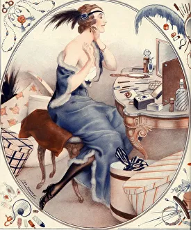 La Vie Parisienne 1922 1920s France Leo Fontan illustrations make-up makeup make