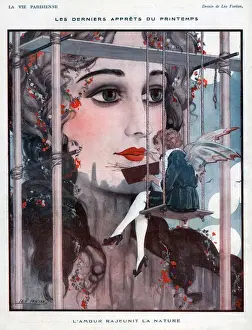 La Vie Parisienne 1922 1920s France Leo Fontan illustrations make-up makeup make