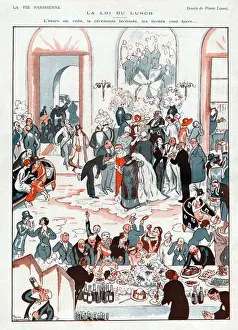 La Vie Parisienne 1922 1920s France Pierre Lissac illustrations balls