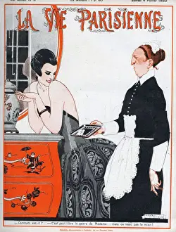 La Vie Parisienne 1922 1920s France Rene Vincent magazines illustrations maids