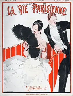 La Vie Parisienne 1922 1920s France Rene Vincent magazines illustrations mens womens