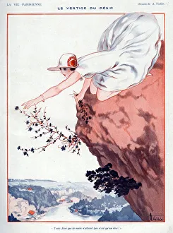 La Vie Parisienne 1923 1920s France Armand Vallee Illustrations out on a limb flowers