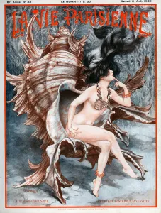 Nineteen Twenties Prints: La vie Parisienne 1923 1920s France Cheri Herouard magazines illustrations erotica