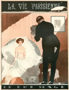 French Artwork Prints: La Vie Parisienne 1923 1920s France Georges Leonnec illustrations magazines erotica